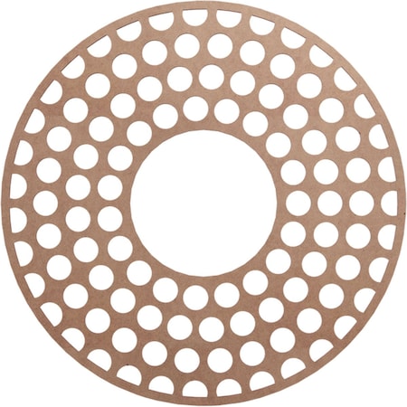 Ekena Millwork Fink Wood Fretwork Pierced Ceiling Medallion, Wood (Paint Grade), 30"OD x 10 7/8"ID x 3/8"T CMWP30X30X0375FFMF